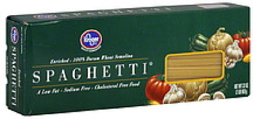 Kroger Spaghetti 32 oz, Nutrition Information Innit