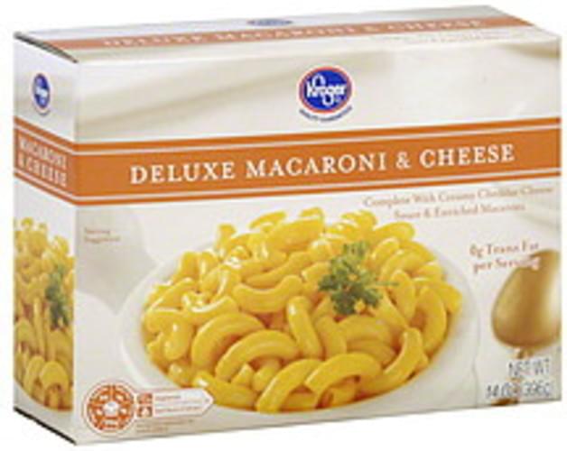 Kroger Deluxe Macaroni & Cheese 14 oz, Nutrition Information Innit