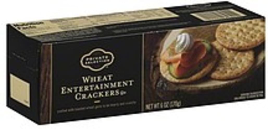 Private Selection Wheat Entertainment Crackers 6 oz, Nutrition