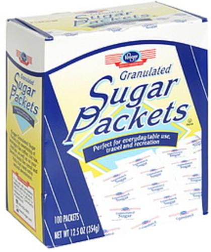 Kroger Granulated Sugar Packets - 100 ea