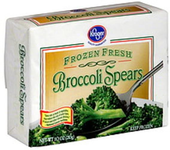 Kroger Broccoli Spears 10 oz, Nutrition Information Innit