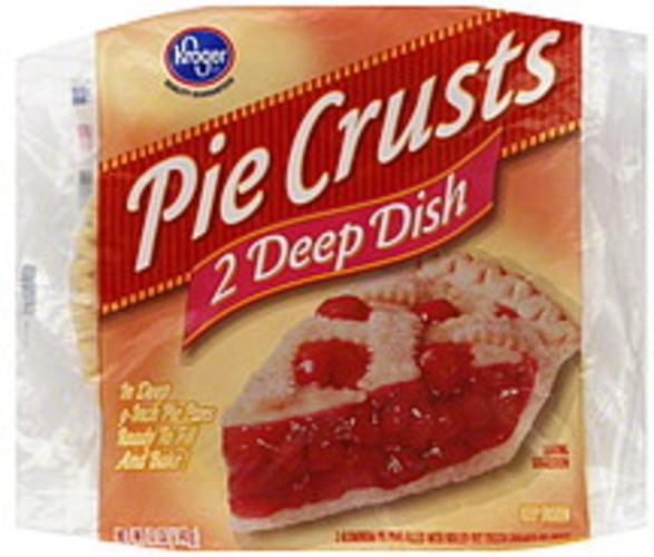 Kroger 2 Deep Dish Pie Crusts 2 ea, Nutrition Information Innit