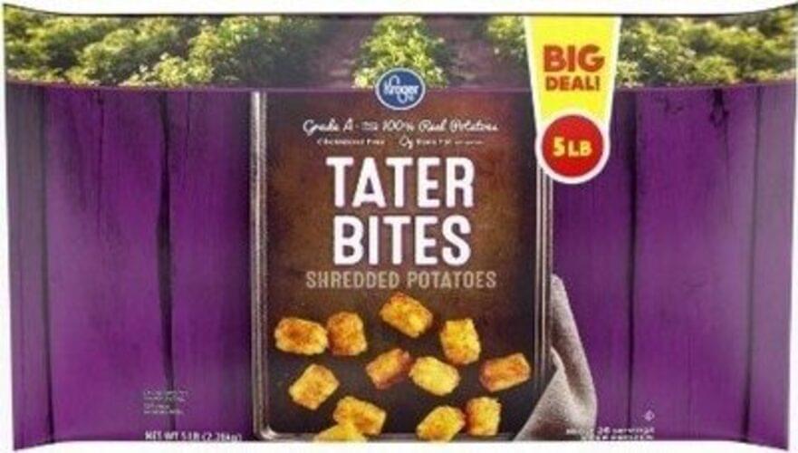 Kroger Tater Bites Potato Nuggets 5 lb, Nutrition Information Innit
