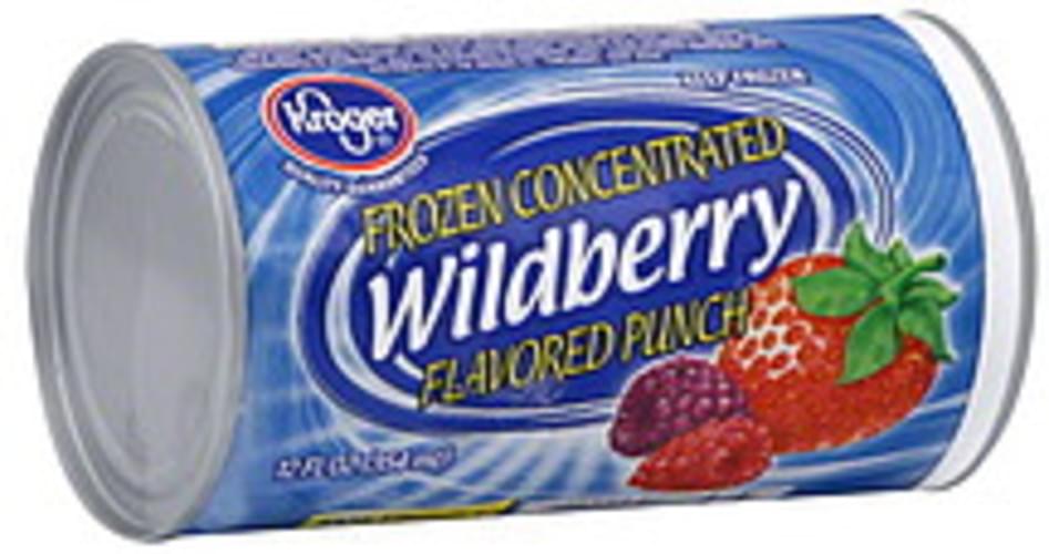 Kroger Wildberry, Frozen Concentrated Flavored Punch 12 oz, Nutrition