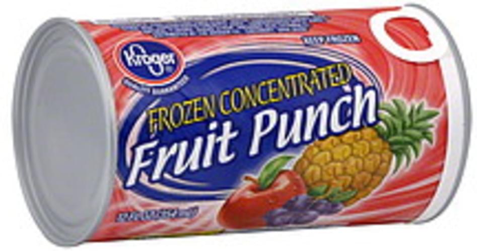 Kroger Frozen Concentrate Fruit Punch 12 oz, Nutrition Information