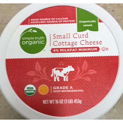 Simple Truth Organic Small Curd Cottage Cheese 113 G Nutrition