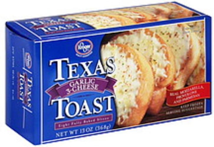Kroger Garlic 3Cheese Texas Toast 8 ea, Nutrition Information Innit