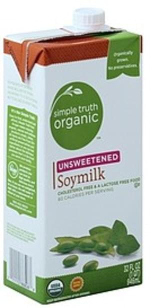 Simple Truth Unsweetened Soymilk - 32 oz