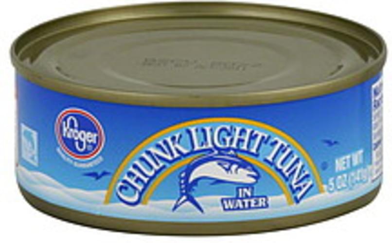 Kroger Chunk Light Tuna In Water Nutrition Facts