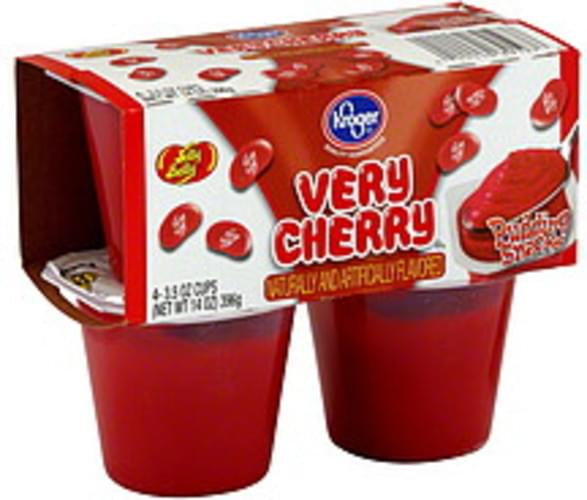 Kroger Very Cherry Pudding Snacks 4 ea, Nutrition Information Innit