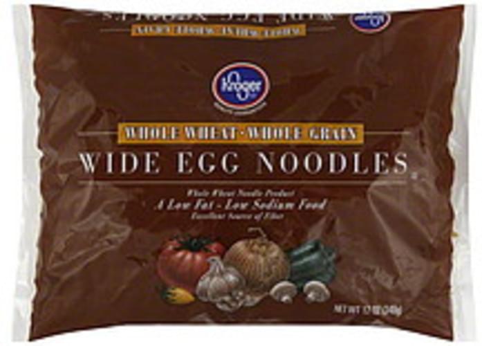 Kroger Whole Wheat, Wide Egg Noodles 12 oz, Nutrition Information Innit