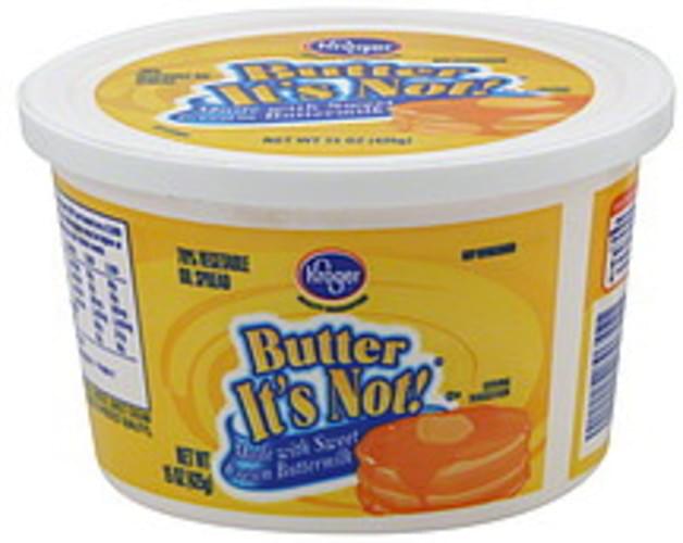 Kroger Butter It's Not! 15 oz, Nutrition Information Innit