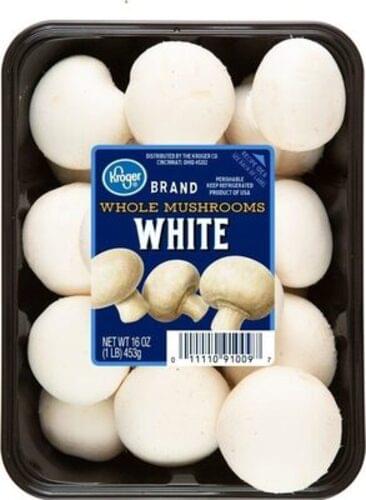 Fresh Selections Whole White Mushrooms - 85 g, Nutrition Information
