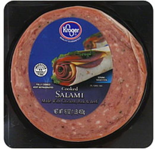 Kroger Cooked Salami 16 oz, Nutrition Information Innit