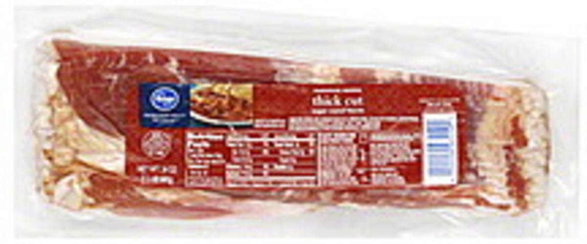 Kroger Thick Cut, Hardwood Smoked Bacon 24 oz, Nutrition Information
