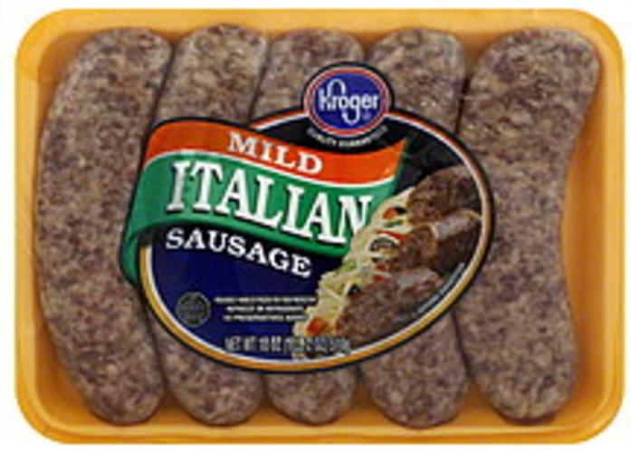 Kroger Mild Italian Sausage 18 oz, Nutrition Information Innit