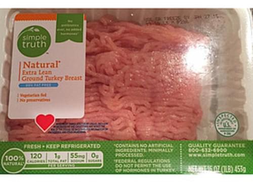 Simple Truth Extra Lean Ground Turkey Breast - 112 g