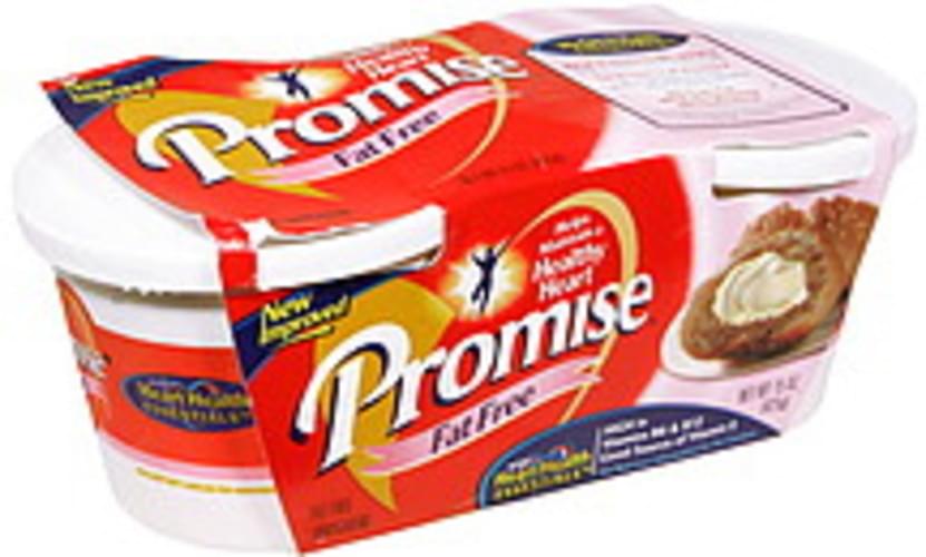 Promise Fat Free Margarine 15 oz, Nutrition Information Innit