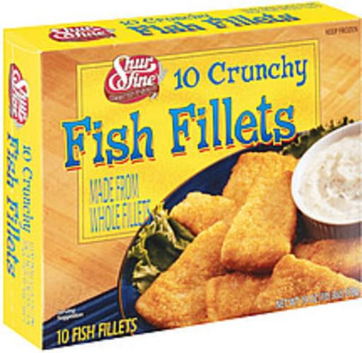 ShurFine Crunchy 10 Ct Fish Fillets 19 oz, Nutrition Information Innit