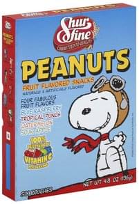 Shurfine Fruit Flavored Snacks Peanuts