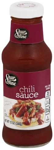 Shurfine Chili Sauce - 12 oz