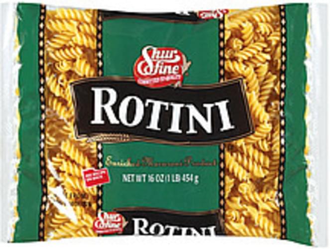 ShurFine Rotini Pasta 16 Oz Nutrition Information Innit ShurFine Rotini Pasta 16 Oz Nutrition Information Innit