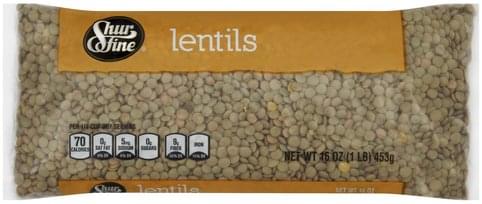 Shurfine Lentils - 16 oz