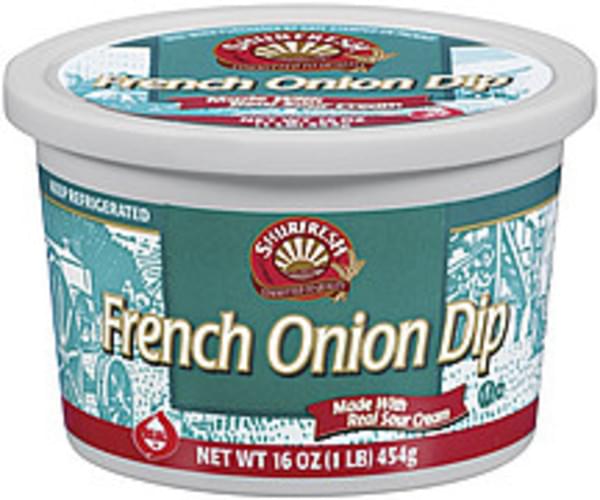 Shurfresh French Onion Dip 16 oz, Nutrition Information Innit
