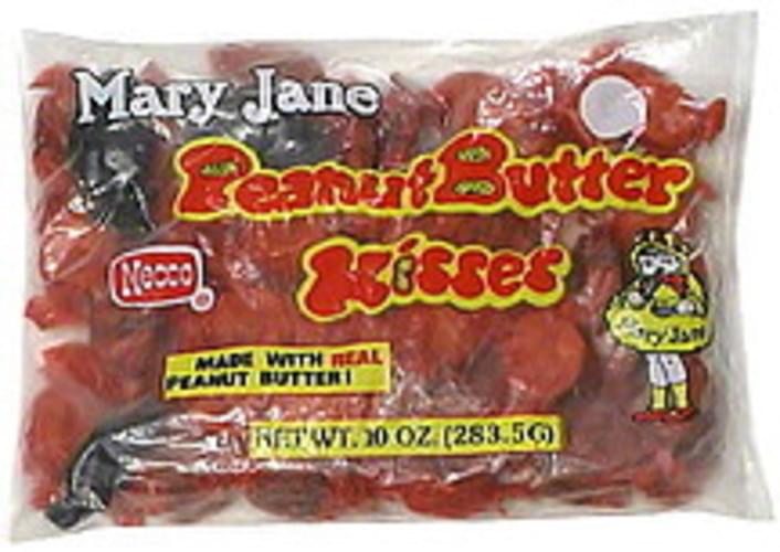 Necco Mary Jane Peanut Butter Kisses 10 oz, Nutrition Information Innit