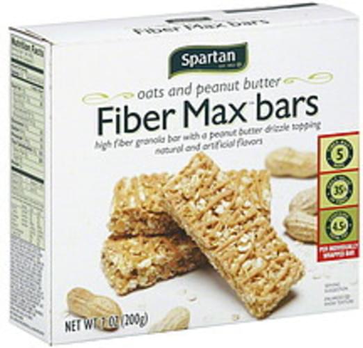 Spartan Oats and Peanut Butter Fiber Max Bars - 5 ea
