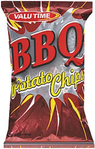 Valu Time BBQ Potato Chips - 5 oz