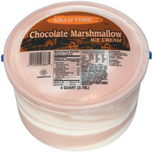 Valu Time Chocolate Marshmallow Ice Cream 4 QT, Nutrition Information