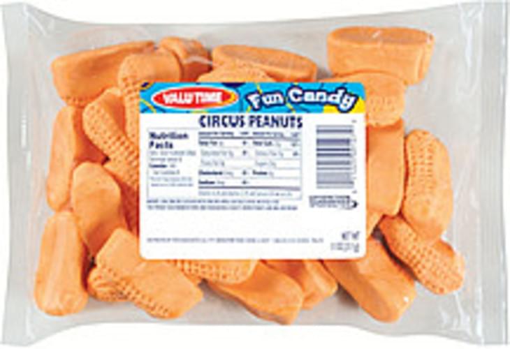 Valu Time Circus Peanuts Fun Candy 11 oz, Nutrition Information Innit