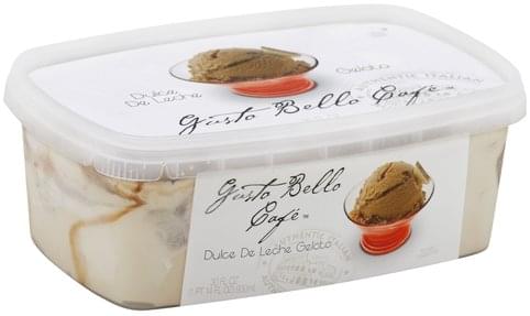 Gusto Bello Cafe Dulce De Leche Gelato - 30 oz, Nutrition Information ...