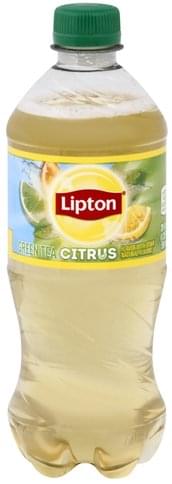 Lipton Citrus Green Tea - 20 oz, Nutrition Information | Innit