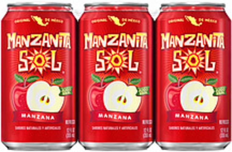 Manzanita Sol Manzanita Sol Apple Soda 612 Fl. Oz. Cans Manzanita Sol