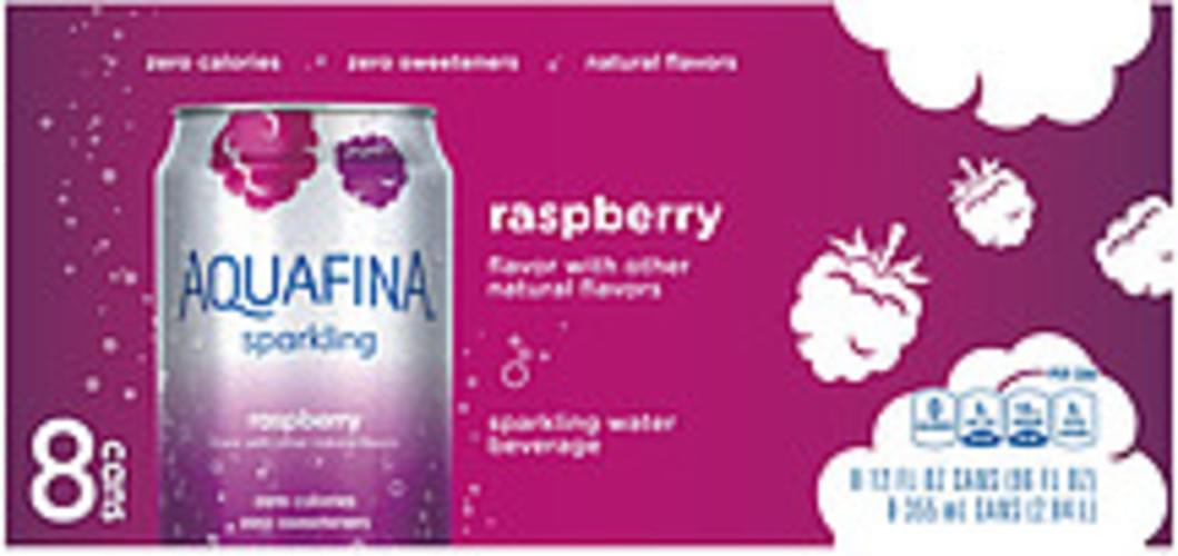 Aquafina Sparkling Raspberry Sparkling Water Beverage 96 oz