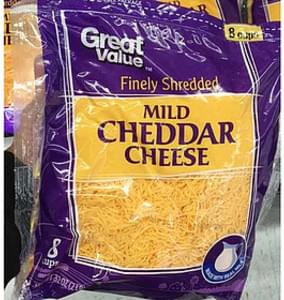 Great Value Shredded Mild Cheddar Cheese 28 G Nutrition Information Great Value Shredded Mild Cheddar Cheese 28 G Nutrition Information