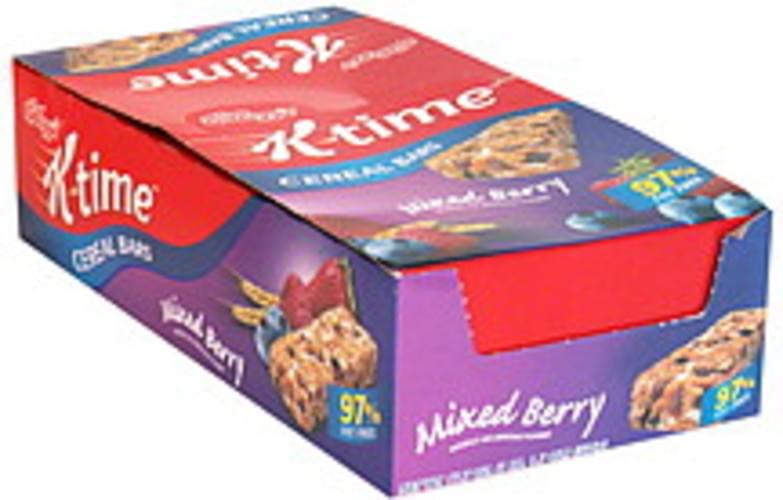 K Time Mixed Berry Cereal Bars 19 oz, Nutrition Information Innit