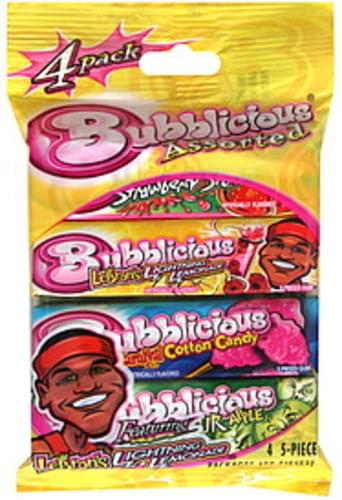 Bubblicious Assorted Gum - 4 ea, Nutrition Information | Innit
