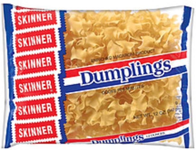Skinner Dumplings 12 oz, Nutrition Information Innit