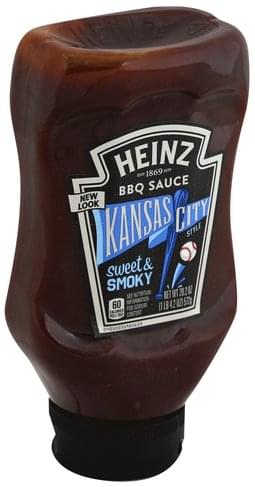 Heinz Kansas City Style, Sweet & Smoky Bbq Sauce - 20.2 oz, Nutrition