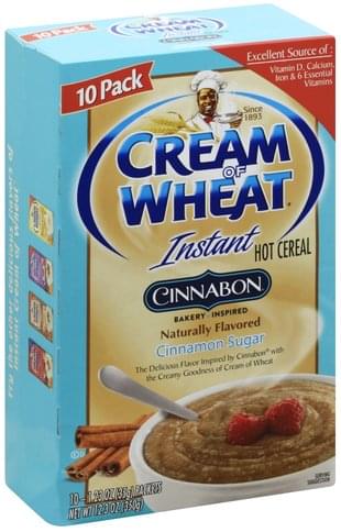 DISCONTINUED RARE CREAM OF WHEAT INSTANT HOT CEREAL CINNABON FLAVOR 4 