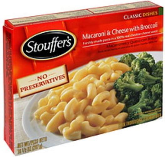 Stouffer's Macaroni & Cheese with Broccoli 10.5 oz, Nutrition