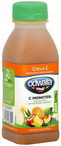 Odwalla Premium, C Monster, Citrus C Fruit Smoothie Blend - 12 oz