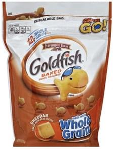 Goldfish Baked Snack Crackers Cheddar