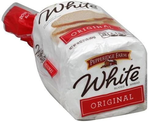 Pepperidge Farm White, Original Bread - 16 oz, Nutrition Information | Innit