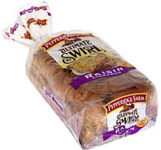 Pepperidge Farm Raisin Cinnamon Ultimate Swirl Bread 24 oz, Nutrition Information Innit