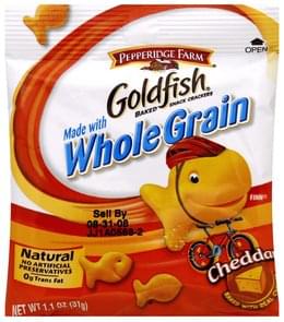 Goldfish Baked Snack Crackers Cheddar