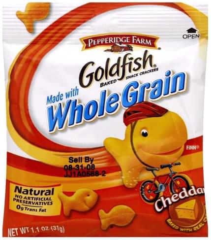 Goldfish Cheddar Baked Snack Crackers - 1.1 oz